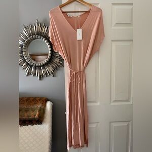 Vince Blush V-Neck Top